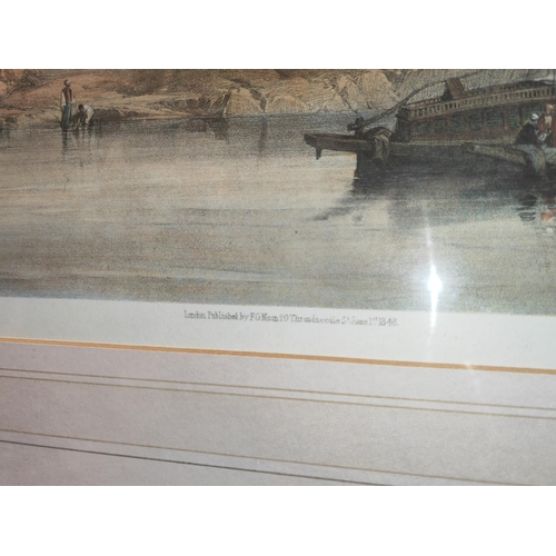 108 - Framed Touched Lithograph By David Roberts