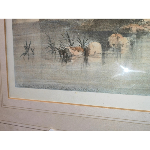 108 - Framed Touched Lithograph By David Roberts