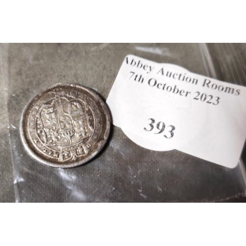 393 - Silver 1816 Georgian Coin