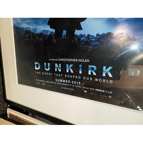 544 - Large Framed Dunkirk Film Cinema Poster