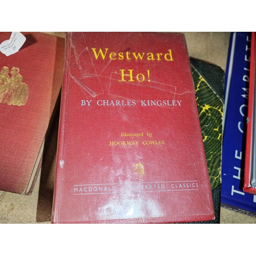 702 - 3 Books One Called Westward Ho, City Of Go The Incarnation Ans Sketches By Boz