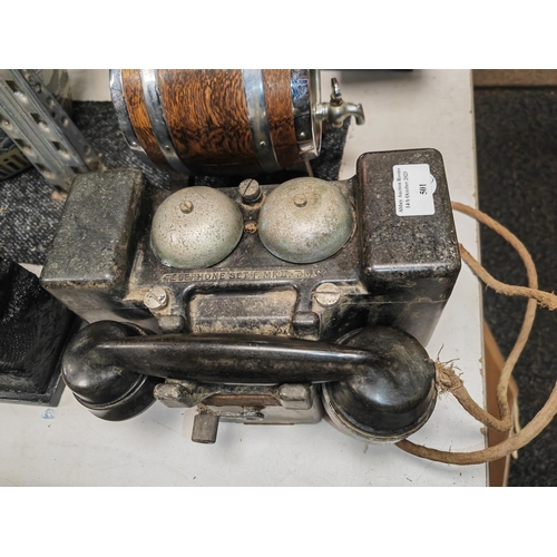 Tmc Bakelite Field Army Telephone Set F Mk 2