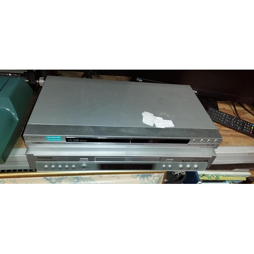 717 - Sony Dvd Recorder Plus A Toshiba Dvd Player No Remote Controls