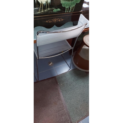 96 - 2 Metal Framed Chairs