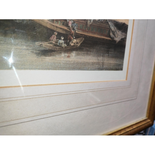 110 - Framed Touched Lithograph By David Roberts