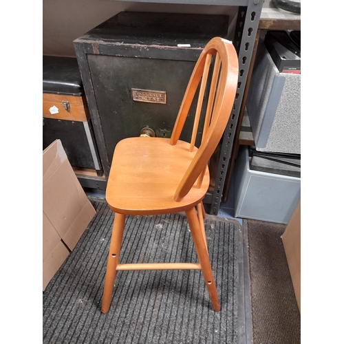 77 - Childs Blonde High Stool 33