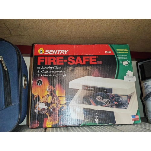 173 - Sentry Fire Safe Model No 1160 Still Sealed In Original Box