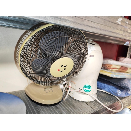 608 - Electric Fan And A Electric Heater