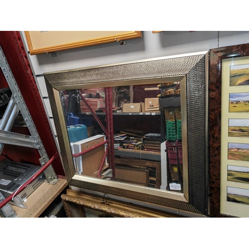 102 - Silver Framed Mirror