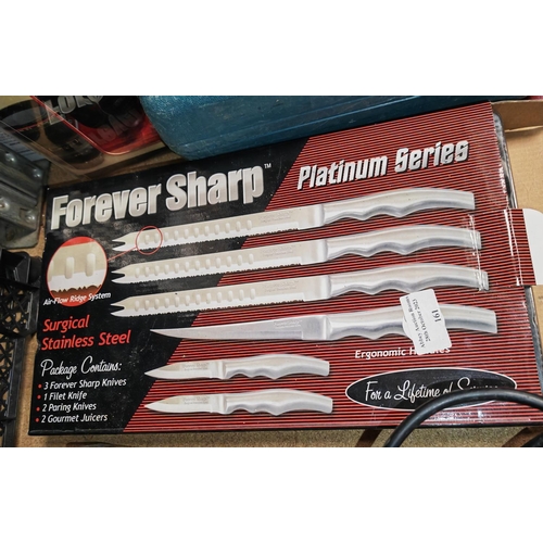 161 - Forever Sharp Platinum Series Knife Set