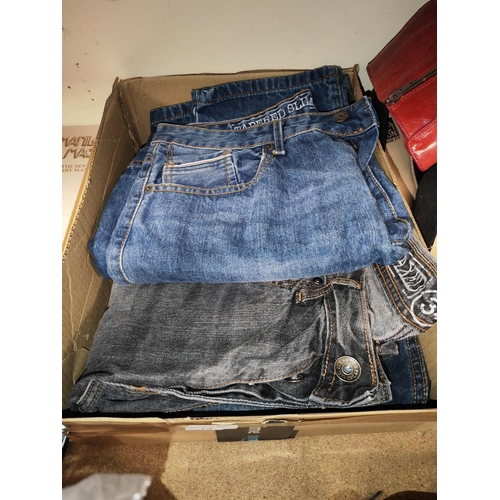 170 - 3 Pairs Of Vintage Burton Jeans Size 34 Waist