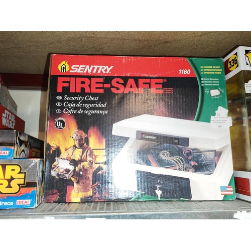 184 - Sentry Fire Safe Model No 1160 Still Sealed In Original Box