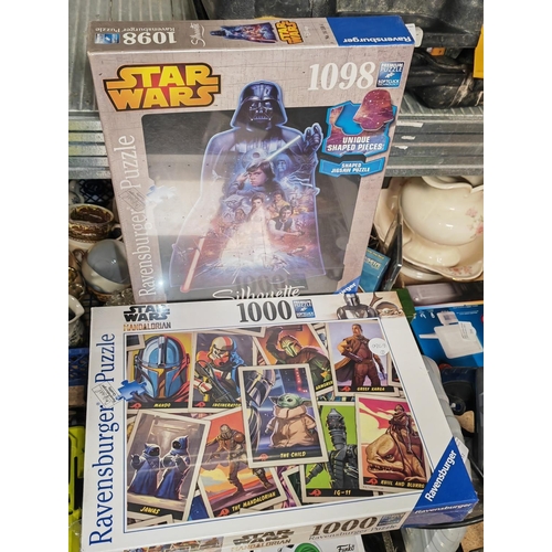 192 - 2 Sealed Star Wars Jigsaw Puzzles