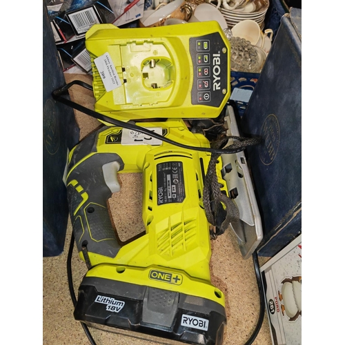 209 - Ryobi Cordless Jigsaw Spare Or Repair