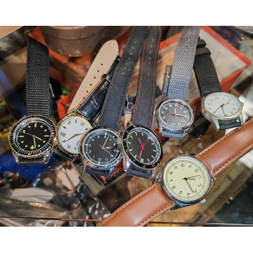 297 - 7 Copy Military Watches All Need Batteries