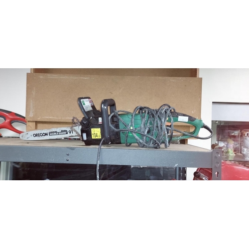 63 - Gardenline Mains Chainsaw Untested