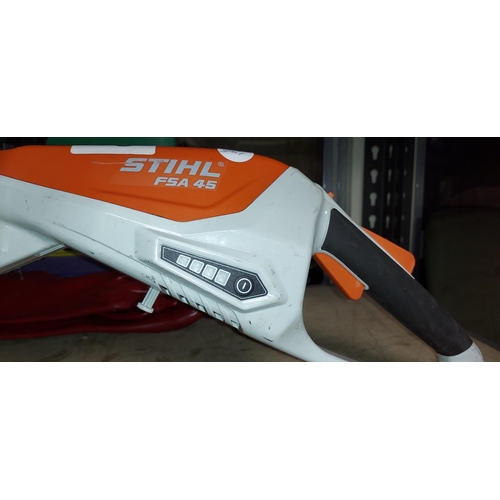 65 - Stihl Cordless Strimmer No Charger Working