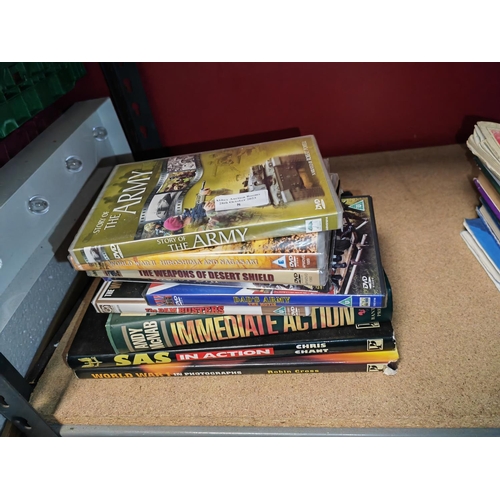 8 - Selection Of War Books And Dvd'S