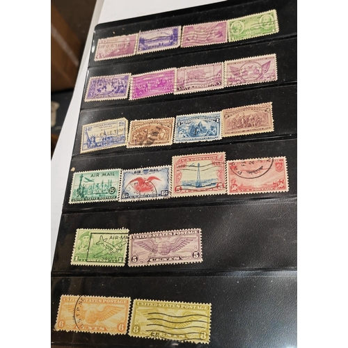 401 - 2 Pages Of American Pictorial Stamps