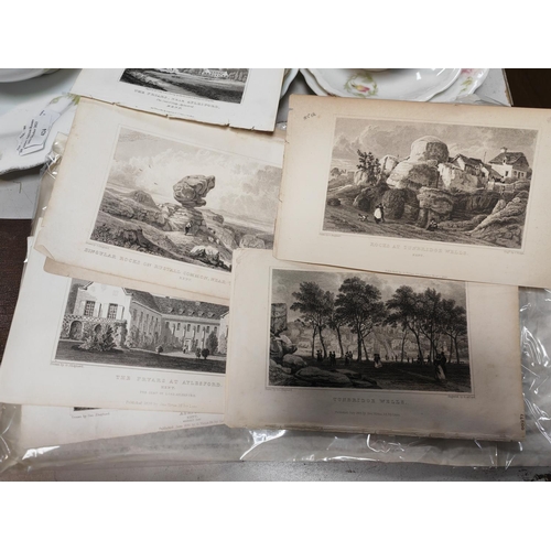 423 - Quantity Of 26 Local & Kent Antique Engravings