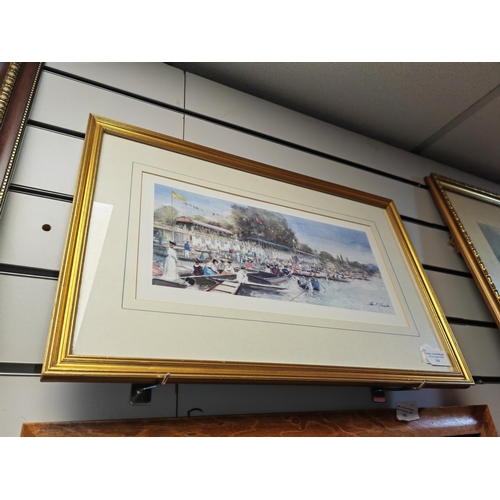 104 - Framed Print Of Henley On Thames