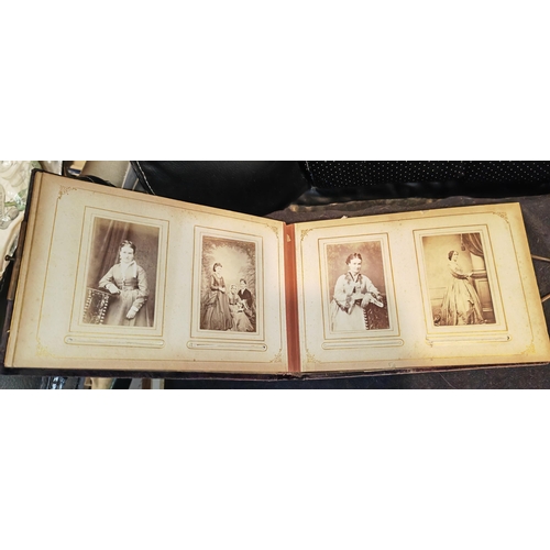 251 - Victorian Photo Album With Photo'S