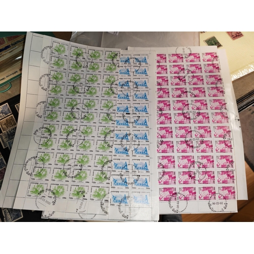 582 - Sheets Of Cambodia And Korean Stamps