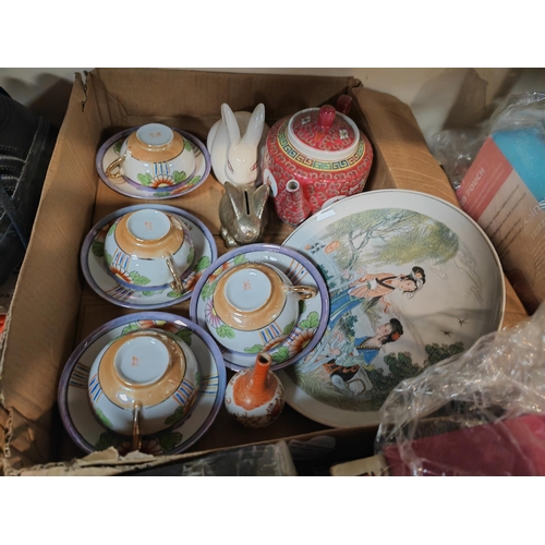 639 - Box Of Oriental China