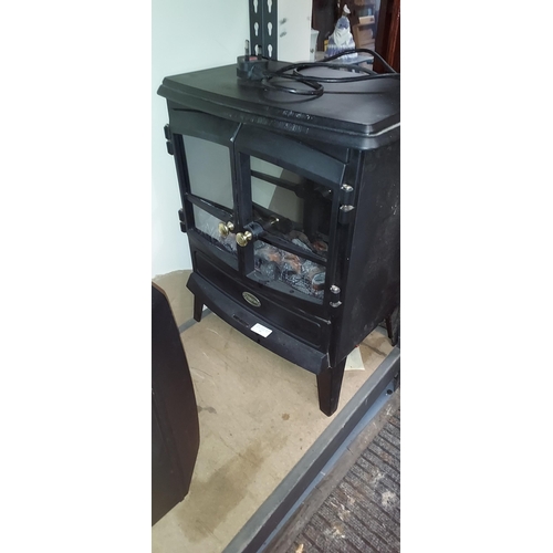 66 - Electric Dimplex Coal Effect Fire Working