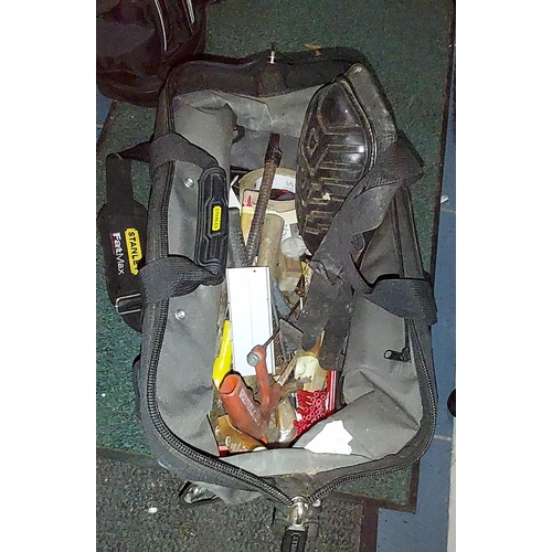 81 - Stanley Open Topped Tool Bag With Some Tools