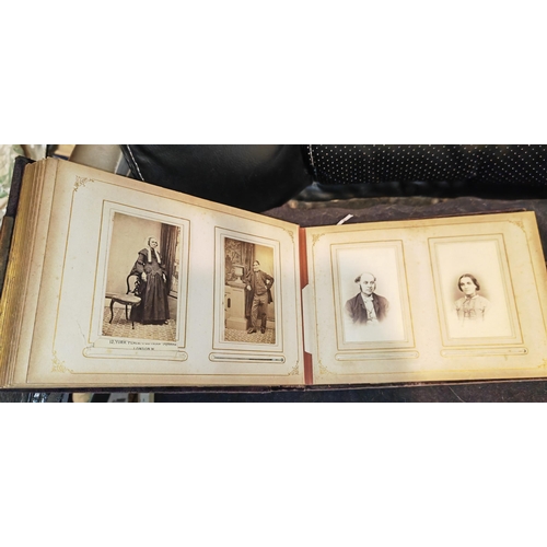 251 - Victorian Photo Album With Photo'S