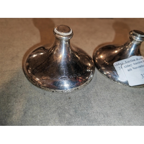 319 - Pair Of Silver Desk Weights