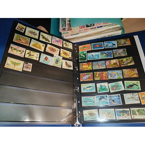 580 - Album Of World Stamps Mostly Thematic