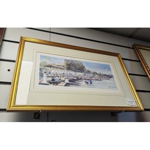 105 - Framed Print Of Henley On Thames