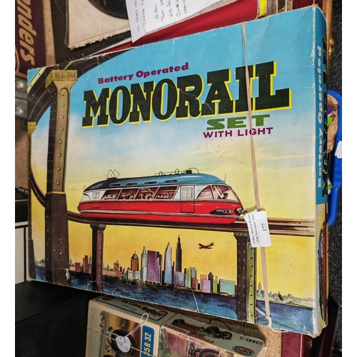 177 - 1960'S Monorail Boxed Set With Lights Working