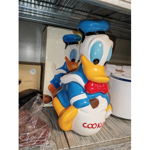 223 - Donald Duck Cookie Jar With Box