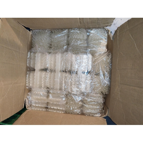 242 - Large Box Of Plastic Curtain Hooks