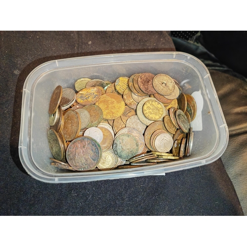 243 - Tub Of Mixed Coins