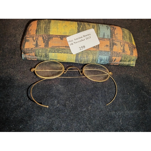 259 - Pair Of Vintage Glasses In Case