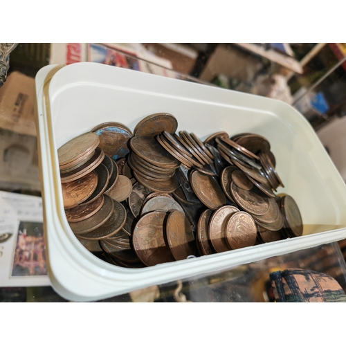 264 - Tub Of Pennies