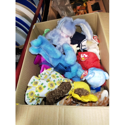 617 - Box Of Ty Beanie Baby Toys