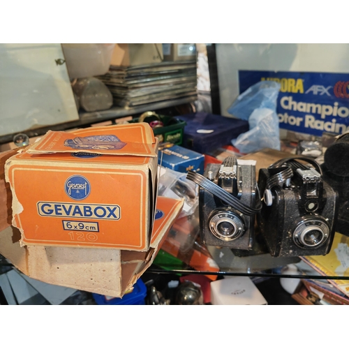 269 - 2 Boxed Gevabox Camera'S