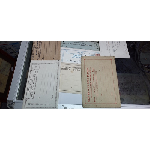 382 - Bundle Of Vintage Tourist Letter Cards And Photo Envelopes Including Folkestone, Deal Torquay And Ot... 