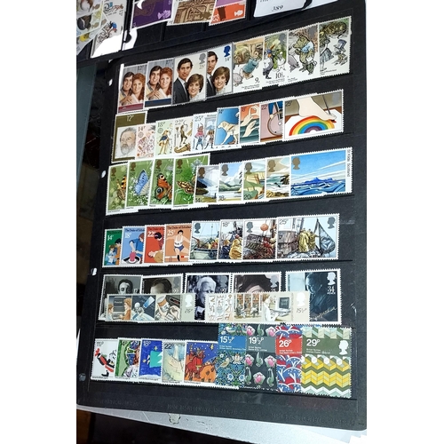 389 - 2 Pages Of Mint Gb Stamps