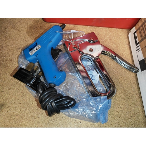 131 - Unused Glue Gun Plus Stapler