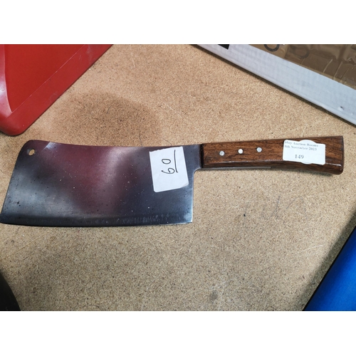 149 - Vintage Newly Sharpened Meat Cleaver