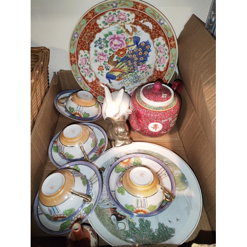 617 - Box Of Oriental China