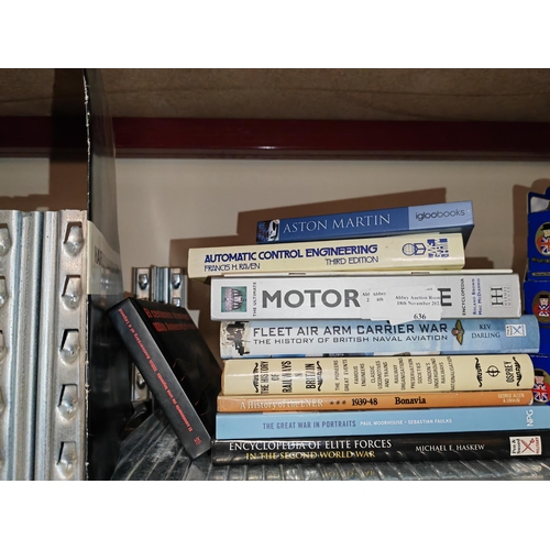 636 - Selection Of Books On Cars, The Railway Etc