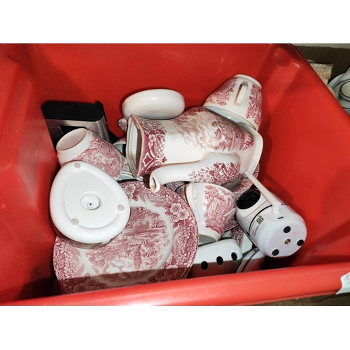 656 - Box Of China Items