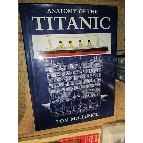 251 - 3 Titanic Items, Collectable Plate/Book And Dinner Party Game